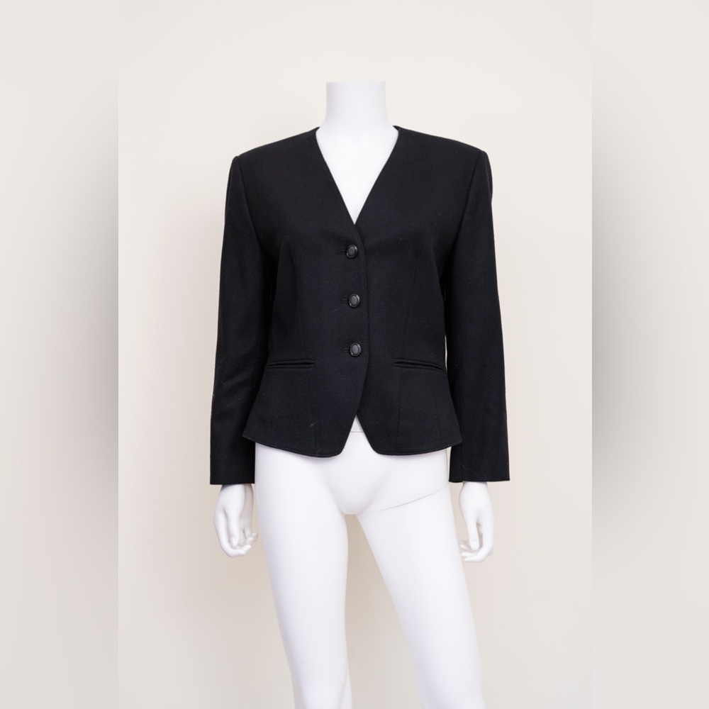 PENDLETON Black WOOL JACKET VINTAGE MADE IN THE USA